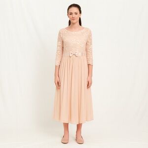 Girls Pink Princess Ball Gown Dress (Size 16½) – Elegant Formal Wear